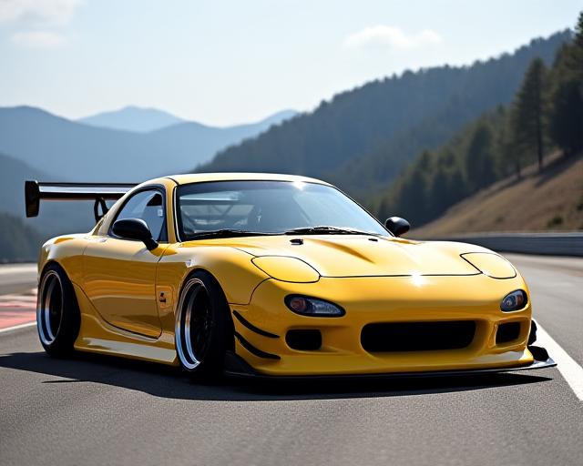 サーキット仕様のMazda RX-7 (FD3S)