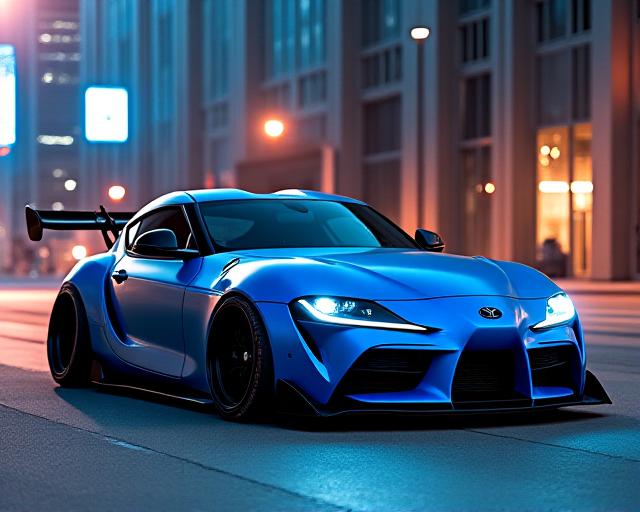 ワイドボディのToyota Supra (A90)